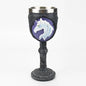 Gothic Wine Goblet Contain Dragon Claw Viking Skeleton Retro Stainless Steel&Resin Wine Glass BEST Halloween Gifts Bar Drinkware