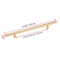 NAIERDI Brushed Gold Straight Door Handle Cabinet Handles Stainless Steel Black Kitchen Cabinet Knobs Furniture Hardware