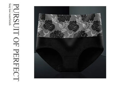 3Pcs/Lot Women's Underwear Plus Size Cotton Panties High Waist Briefs Sexy Lingerie Female Pantys M-5XL Seamless Underpant Girls