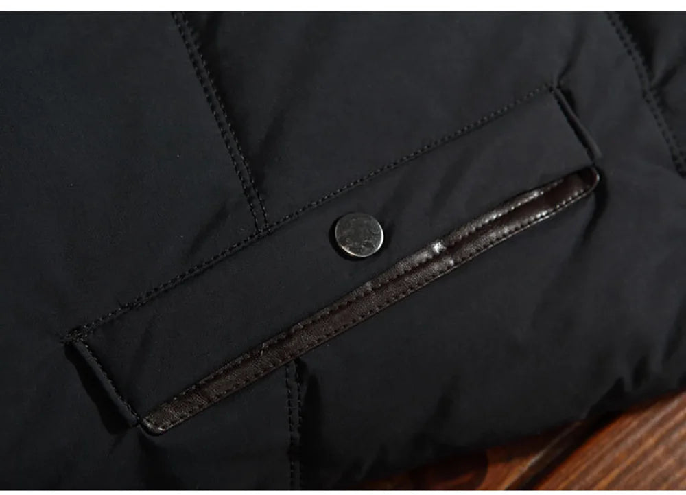 90% Down Jackets Men Winter Jacket Men Fashion Thick Warm Parkas Fur White Duck Down Coats Casual Man Waterproof Down Jackets