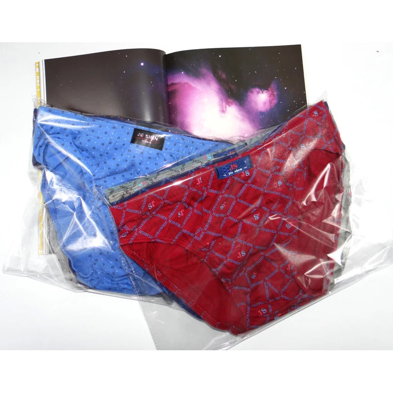 5Pcs/Lot Summer Men's Underwear 100% Cotton Mens Briefs Plus Size Men Underwear Panties 4XL/5XL/6XL Men's Breathable Panties