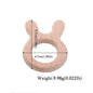 10pc Wooden Teether Animals Beech Teething Grasping Wooden Animal Toy Rodent Baby Teether Pendant DIY  Pacifier Chain Kids Goods