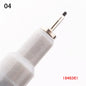 Waterproof Ink Black Micron Neelde Drawing Pen Pigment Fine Line Sketch Markers Pen For Writing Hand-Paint anime Art Supplies