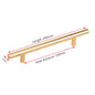 NAIERDI Brushed Gold Straight Door Handle Cabinet Handles Stainless Steel Black Kitchen Cabinet Knobs Furniture Hardware