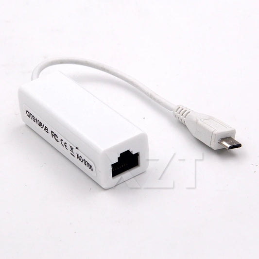Micro USB to LAN Card Connector for Tablet 2.0 5 Pin 10/100 Male RJ45 Female Ethernet LAN Network Card Adapter
