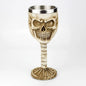 Gothic Wine Goblet Contain Dragon Claw Viking Skeleton Retro Stainless Steel&Resin Wine Glass BEST Halloween Gifts Bar Drinkware