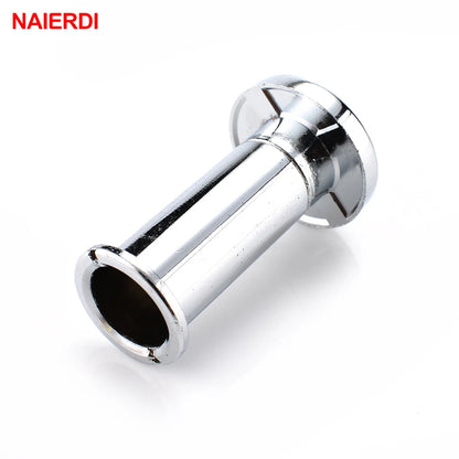 NAIERDI Door Viewer 180 Degree Wide Angle Peephole Security Hidden Door Adjustable Glass Lens For Furniture Hardware Tools