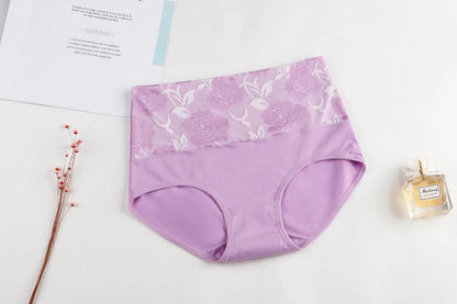 3Pcs/Lot Women's Underwear Plus Size Cotton Panties High Waist Briefs Sexy Lingerie Female Pantys M-5XL Seamless Underpant Girls