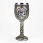 Gothic Wine Goblet Contain Dragon Claw Viking Skeleton Retro Stainless Steel&Resin Wine Glass BEST Halloween Gifts Bar Drinkware
