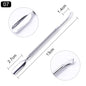 1pcs Double-ended Stainless Steel Cuticle Pusher Dead Skin Push Remover For Pedicure Manicure Nail Art Cleaner Care Tool