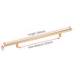 NAIERDI Brushed Gold Straight Door Handle Cabinet Handles Stainless Steel Black Kitchen Cabinet Knobs Furniture Hardware