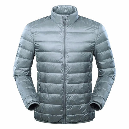 NewBang Feather Jacket Man Ultra Light Down Jacket Men Winter Coat Duck Down Windbreaker Stand Collar Parka With Carry Bag