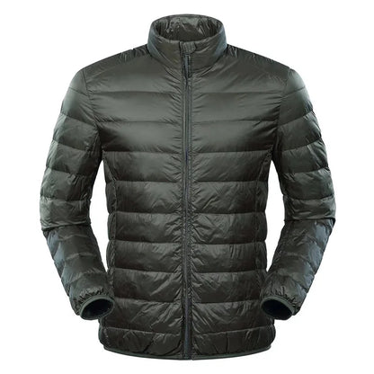 NewBang Feather Jacket Man Ultra Light Down Jacket Men Winter Coat Duck Down Windbreaker Stand Collar Parka With Carry Bag