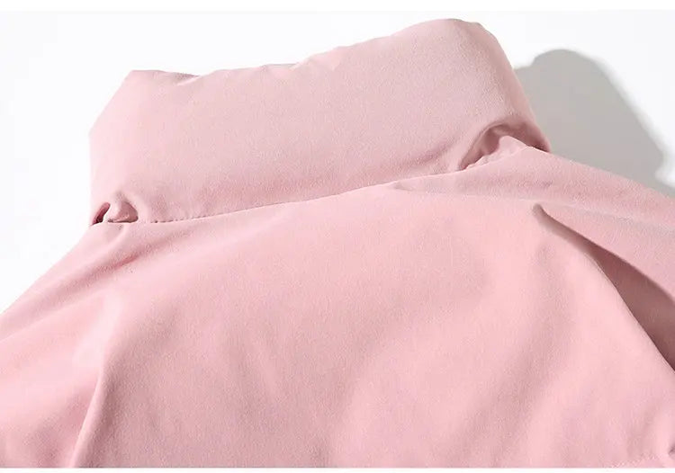 Winter Jacket Men Parkas Thicken Warm Coat Mens Stand Collar Solid Color Casual Parka Women Fashion New Streetwear 5XL