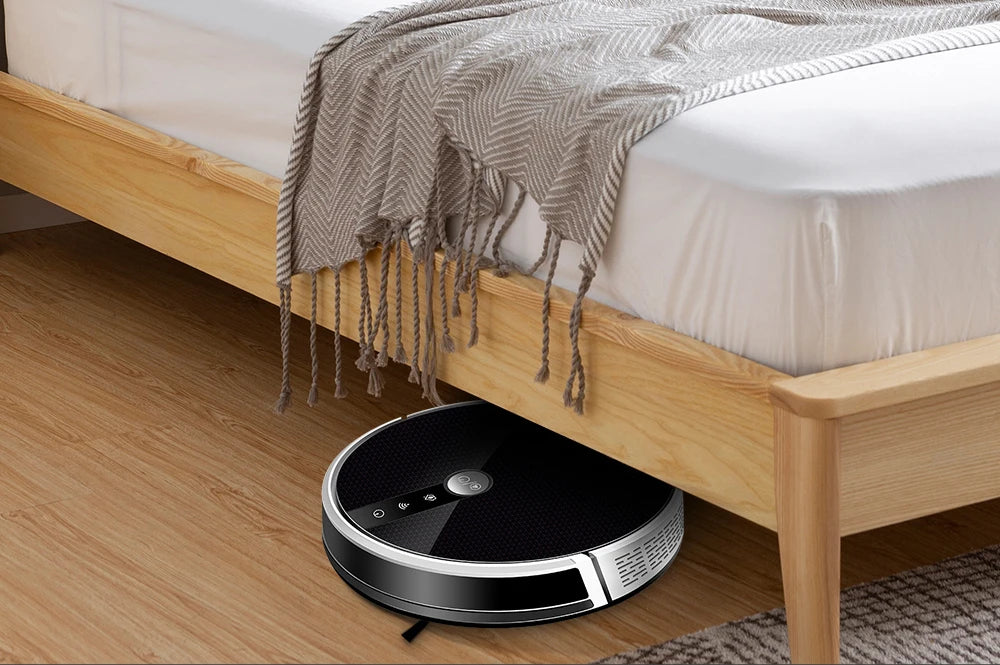 LIECTROUX/LILIN C30B Robot Vacuum Cleaner 6000Pa Suction, Map navigation with Memory,Wifi APP,Electric Water Tank,Wet Mop
