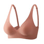FINETOO Soft Wireless Bra Women Deep V Bras Sexy Bralette Padded Bra S-XL Female Seamless Underwear Comfortable Ladies Lingerie