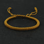 Tibetan Buddhist Bracelet Lucky Handmade Braided Adjustable King Kong Knot Red Thread Charm Bracelets for Women Men Couple Lover