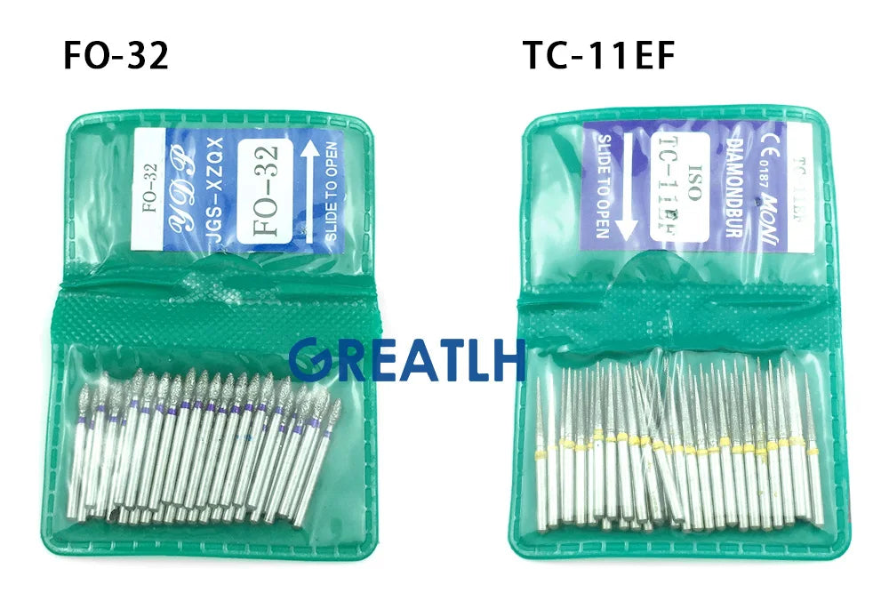 Dental Diamond FG High Speed Burs for Polishing Smoothing Teeth Polishers