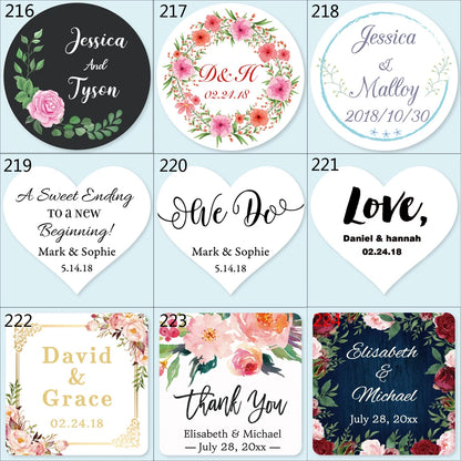 100pcs Custom LOGO Stickers White Label/Wedding Packaging sticker design Kraft baking your own name,THANK YOU labels