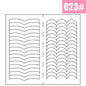 2pcs French Manicure Nail Wraps Stickers, Nail Art Form Fringe Tip Guides for DIY Nail Decoration
