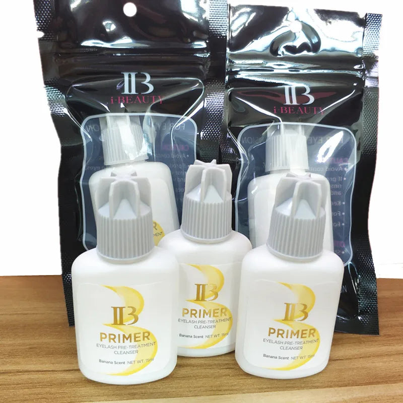 15ml Ibeauty Primer for Eyelash Extensions Glue Application Korea Professional Clear Primer Makeup Tool 10 Bottles