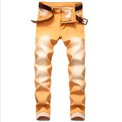 2022 New Fashion Mens Biker Jeans Punk Style Men Cargo Denim Pants  Zipper Pocket Motorcycle Jeans Male Pantalones Hombre