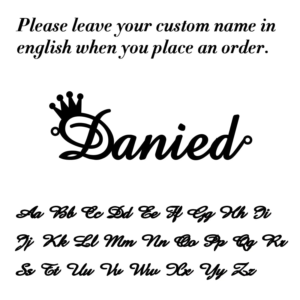 Sipuris Custom Name Bracelets With Crown For Women Stainless Steel Customized Personalized Unique Bracelet Jewelry Gifts