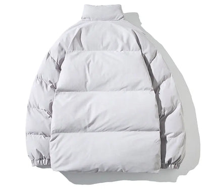 Winter Jacket Men Parkas Thicken Warm Coat Mens Stand Collar Solid Color Casual Parka Women Fashion New Streetwear 5XL