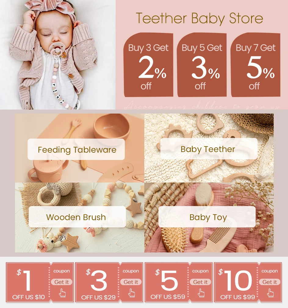 1pc Baby Teether Music Rattles for Kids Animal Crochet Rattle Elephant Giraffe Ring Wooden Babies Gym Montessori Children's Toys
