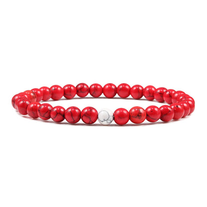 Hot Sale 2pcs/Set Couples Beaded Bracelets Tiger Eye Black Lava Natural Stone Beaded Bracelets Malachite Energy Elastic Jewelry