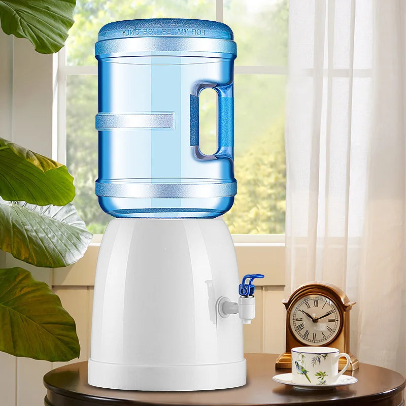 Desktop Drinking Water Dispenser Mini Drinking Fountain Machine Water Bottle Bucket Holder Water Bottle Pump No Need Electricity