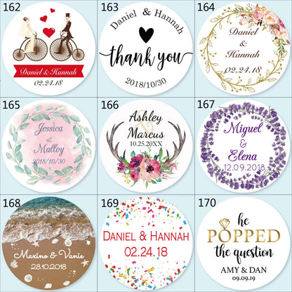 100pcs Custom LOGO Stickers White Label/Wedding Packaging sticker design Kraft baking your own name,THANK YOU labels