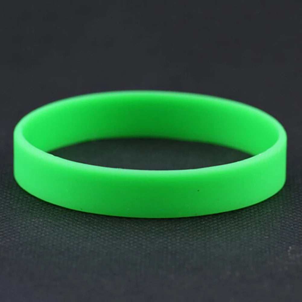 Casual Sports Fitness Silicone Rubber Elasticity Wristband Cuff Bracelet Basketball Sports Wrist Band Силиконовый браслет