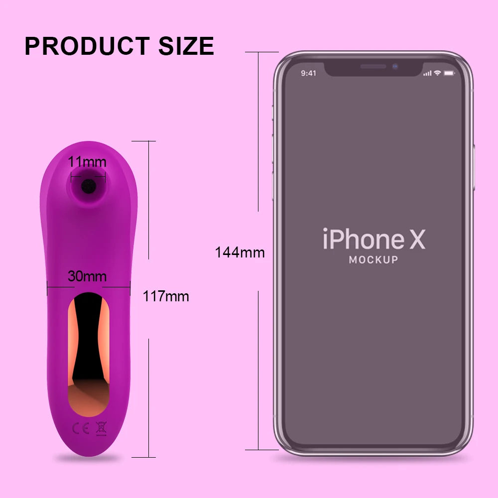 Powerful Clit Sucking Vibrator for Women Nipple Clitoris Sucker Stimulator Female Massager Vibrating Sex Toys Goods for Adult