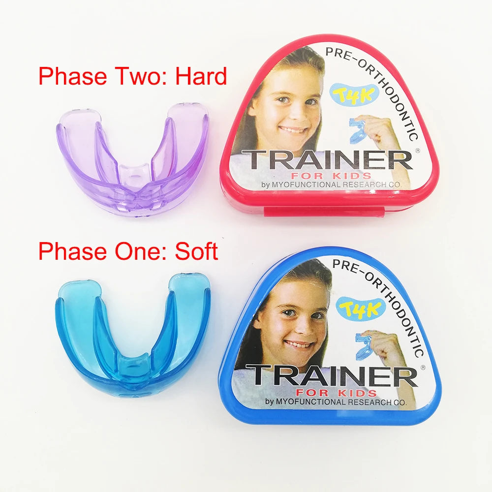 1 set Dental T4A&T4K Tooth Orthodontic Appliance Trainer for Alignment Braces Teeth Trainer for Adults Children Tooth Whitening