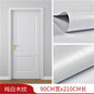 90x210cm/30X500cm Grey Wood Grain Wallpaper On The Door Adhesive  Furniture Refurbish Sticker Home Decor Wall Decal Door Sticker