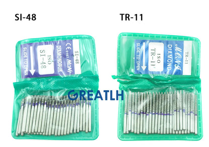 Dental Diamond FG High Speed Burs for Polishing Smoothing Teeth Polishers