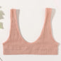 Women Push-Up Bra Small Cup Non-wire Bralette U-Neck Ribbed No-Pad Underwear Multiple Colors Crop Top Ladies Sexy Lingerie M-XL