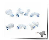 300CC 450CC 800CC 1500CC RO Water System Waste Water Flow Regulater Restrictor 1/4" OD Hose Reverse Osmosis Quick Pipe Fittiing