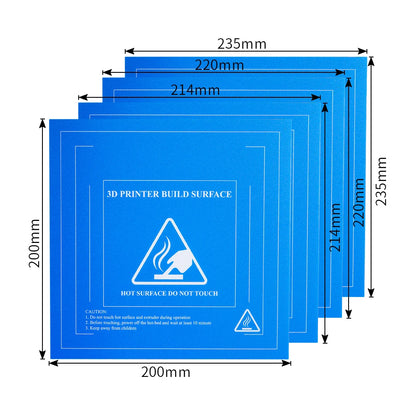 KingRoon Upgraded Coarse Sand Blue Heatbed Sticker For 3D Printer Surface HeatBed 3D Printing Platform Sticker Heat Paper