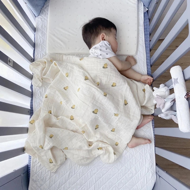 Baby Swaddle Wrap Cotton Muslin Blankets for Newborn Babies Accessories Infant Receiving Blanket Swaddle Soft Gauze Bath Towel