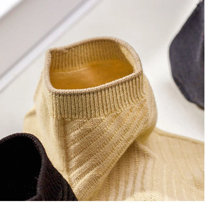 3/5Pairs High Quality Bamboo Fiber Men‘s And Women Socks Embroidery Boat Ankle Socks Men Gifts Spring Summer Socks