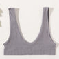 Women Push-Up Bra Small Cup Non-wire Bralette U-Neck Ribbed No-Pad Underwear Multiple Colors Crop Top Ladies Sexy Lingerie M-XL
