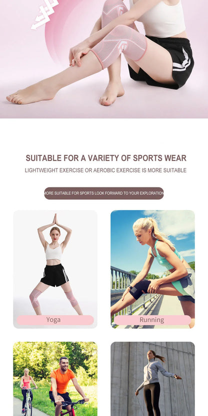 AOLIKES 1PCS Knee Supports Brace for Women, Knee Compression Sleeves for Joint Pain Relief, Arthritis, Injury Recovery, Knee Rel