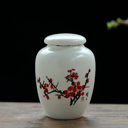 Mini White Ceramic Pet Ashes Urn Cremation Ash Holder Small Animal Pet Parrot Bird Funeral Memorial Casket Burial Urns Gift
