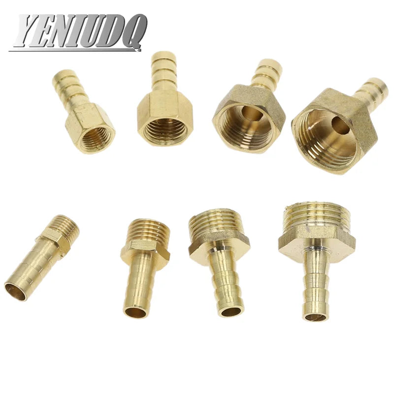 Brass Hose Fitting 4mm-19mm Barb Tail 1/8" 1/4" 1/2" 3/8" BSP Female Thread Copper Connector Joint Coupler Adapter