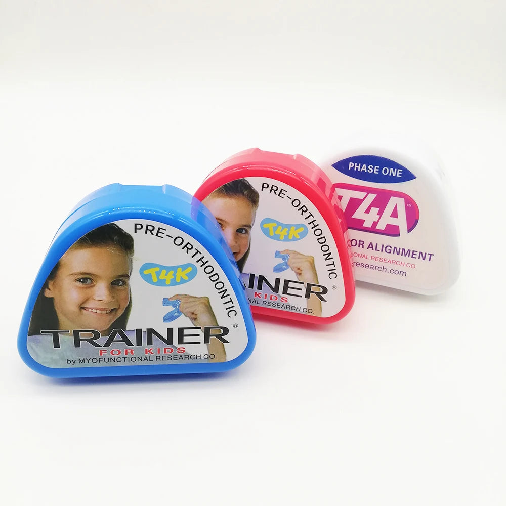 1 set Dental T4A&T4K Tooth Orthodontic Appliance Trainer for Alignment Braces Teeth Trainer for Adults Children Tooth Whitening