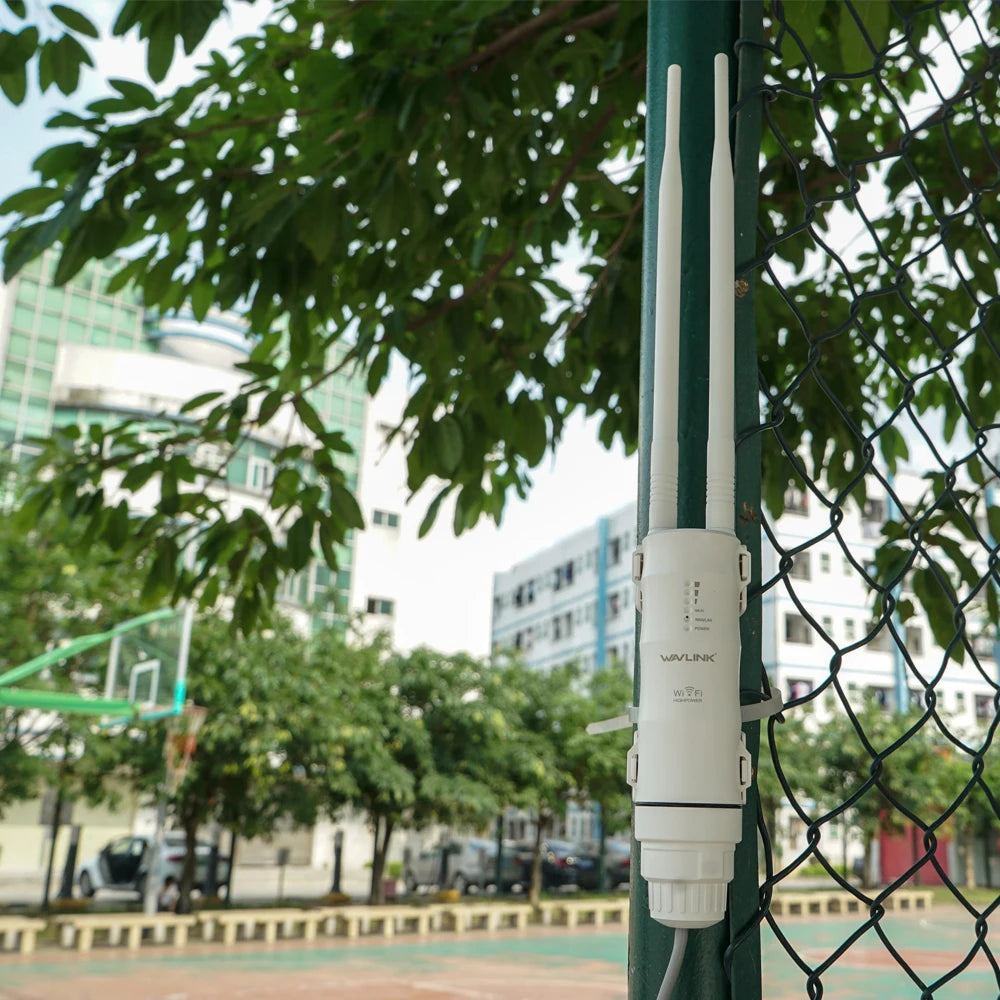 Wavlink High Power 300Mbps Wireless Wifi Repeater Outdoor 2.4G Wireless Wifi Router /Long Range Extender POE High Gain Antennas