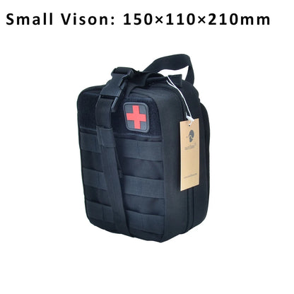 TACTIFANS First Aid Pouch Patch Bag Molle Hook and Loop Amphibious Tactical Medical kit EMT Emergency EDC Rip-Away Survival IFAK