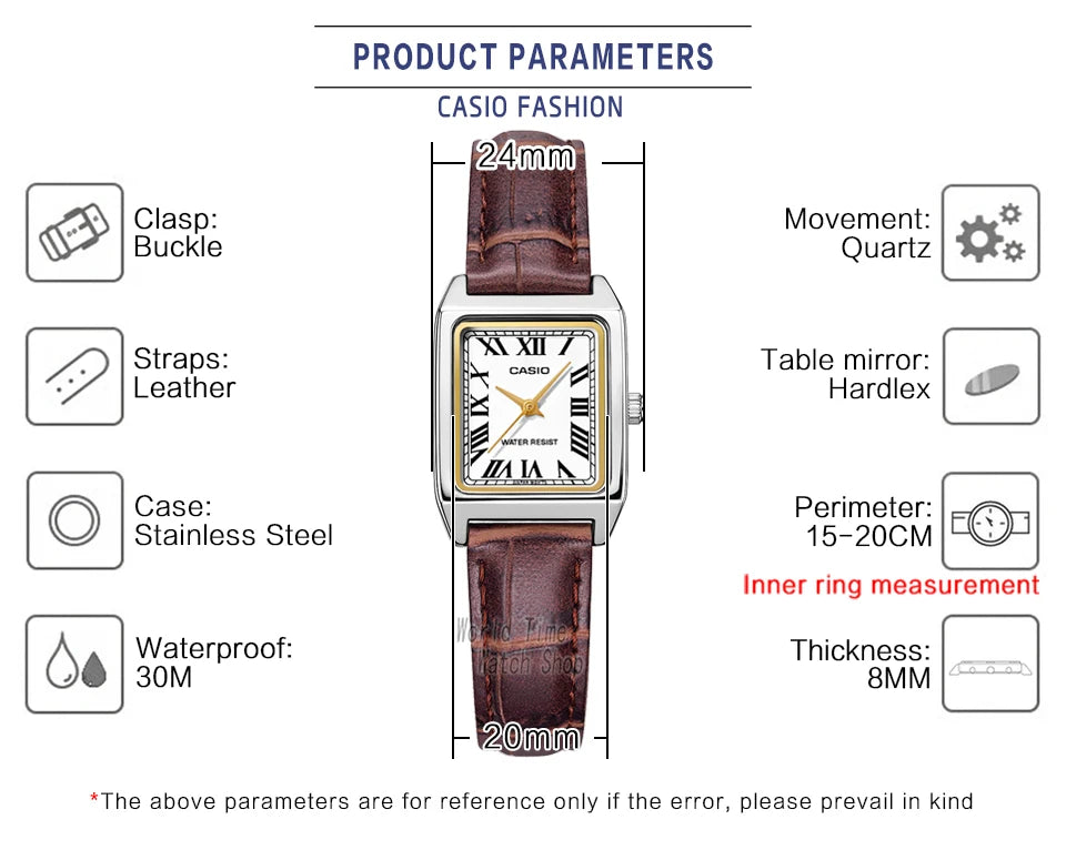 Casio Watch Women Watches Top Brand Luxury Set Waterproof Quartz Watch Women Ladies Watch Gifts Clock Sport Watch Reloj Mujer